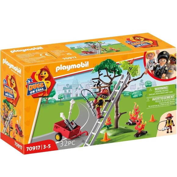 3/$55❤️sealed Playmobil 70917 DUCK ON CALL Fire Rescue Action Cat Rescue playset - Picture 1 of 13